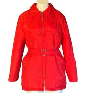 70’s  Red Puffer Jacket